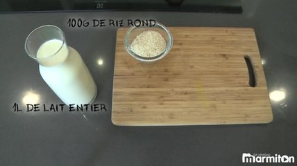 Recette : riz au lait