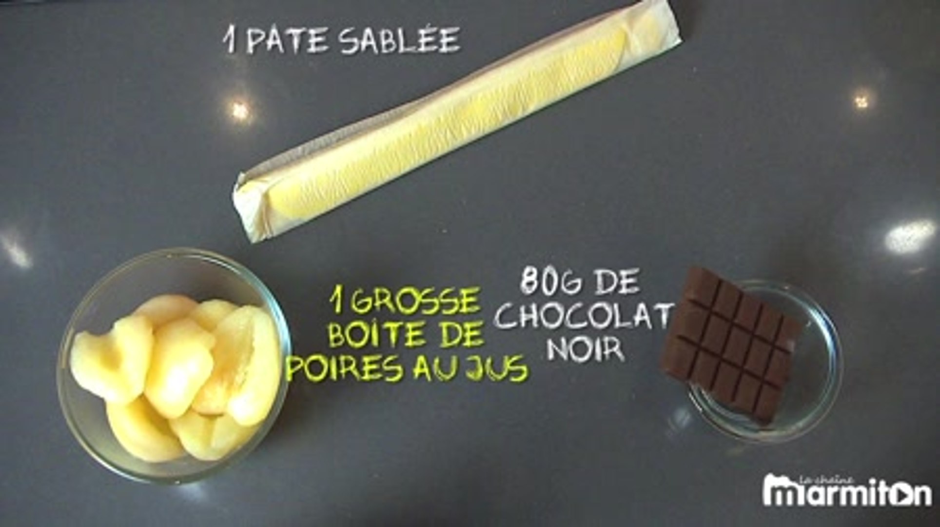 Recette Tarte Poire Chocolat Video Dailymotion