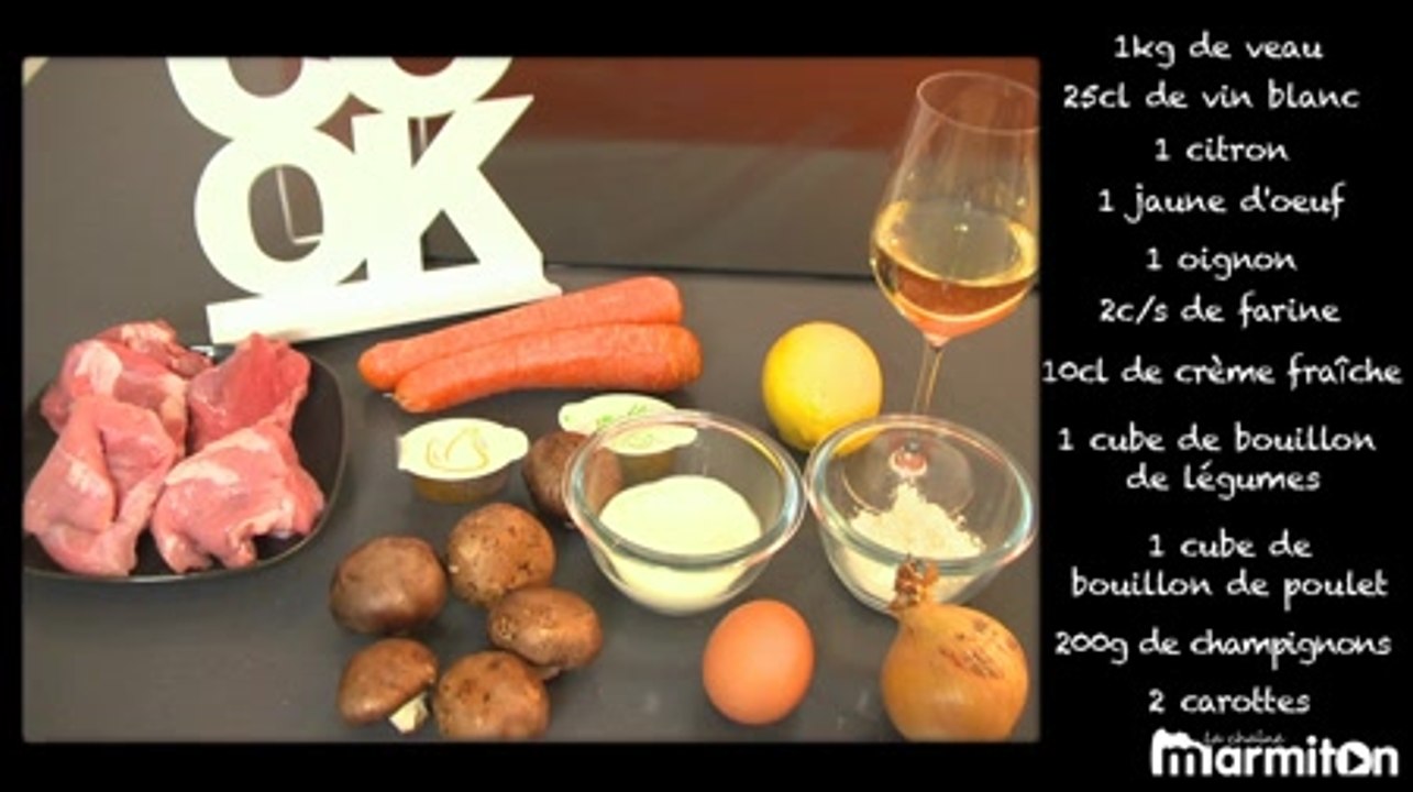Recette : blanquette de veau traditionnelle et facile