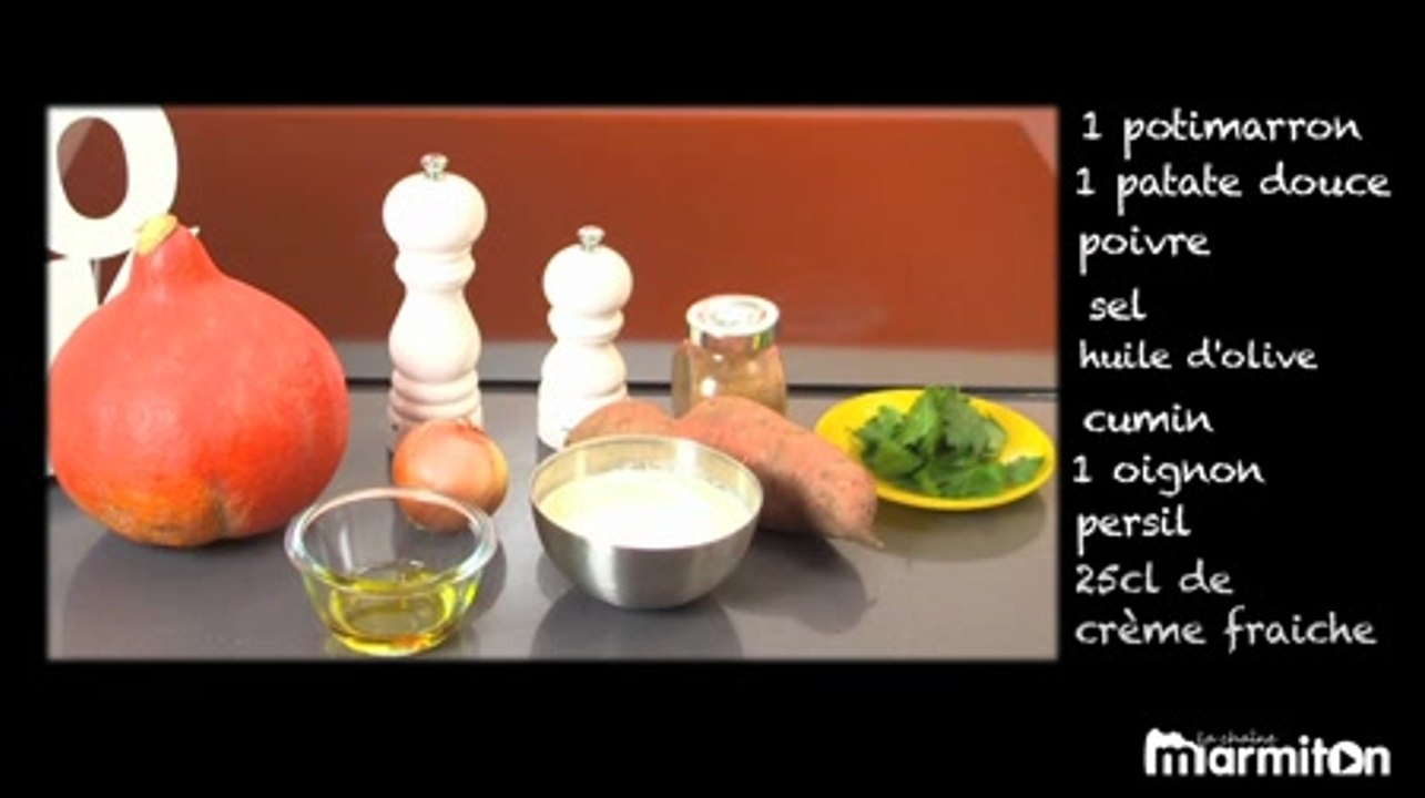 Recette halloween : soupe de potimarron