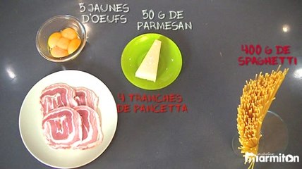 Recette : Spaghetti carbonara