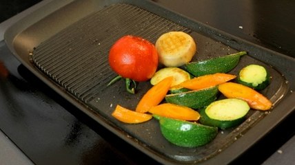 Cuire des légumes à la plancha
