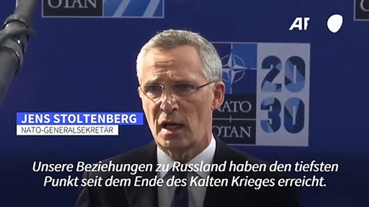 Nato-Generalsekretär: Beziehungen zu Russland auf "Tiefpunkt"