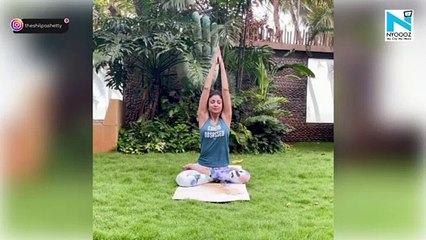 Watch, Shilpa Shetty gets rid of stress and anxiety on a Monday