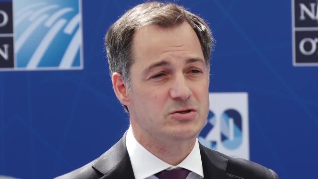 Alexander De Croo sur l'Otan : Une force incroyable dans le monde