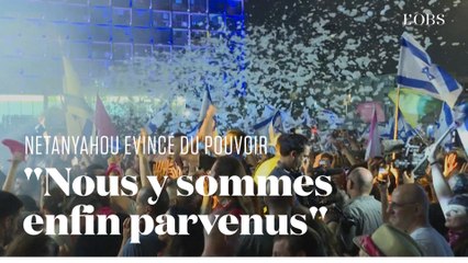 A Tel-Aviv, scènes de liesse à l'annonce du départ de Benyamin Netanyahou