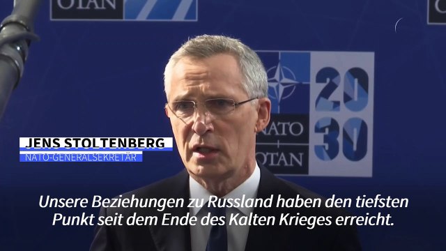 Nato-Generalsekretär: Beziehungen zu Russland auf Tiefpunkt