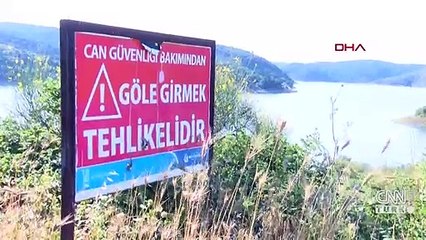 Alibeyköy Barajı'nda kısıtlamada yüzenlere ceza
