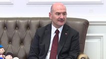 Son dakika... İçişleri Bakanı Süleyman Soylu, Jandarma Genel Komutanı Orgeneral Çetin'i kabulünde konuştu (1)