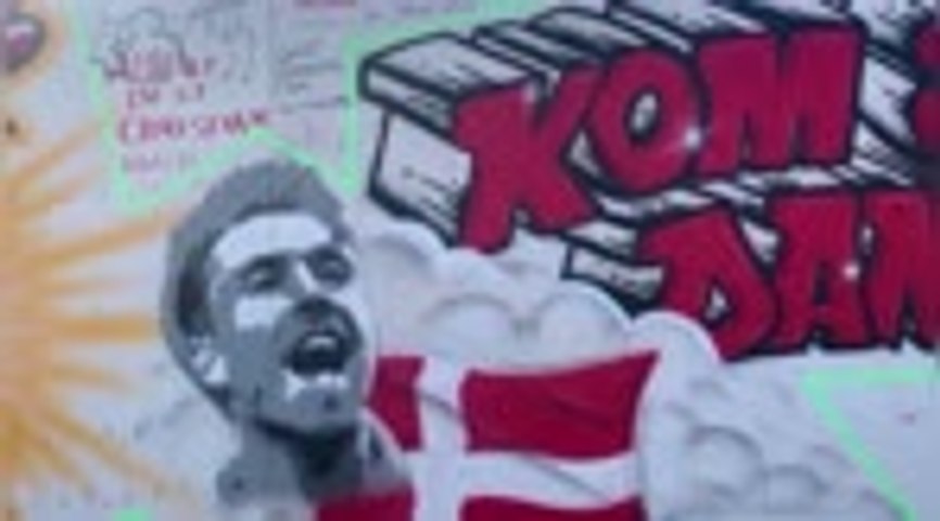 Euro 2020 : Des fans danois rendent hommage à Eriksen
