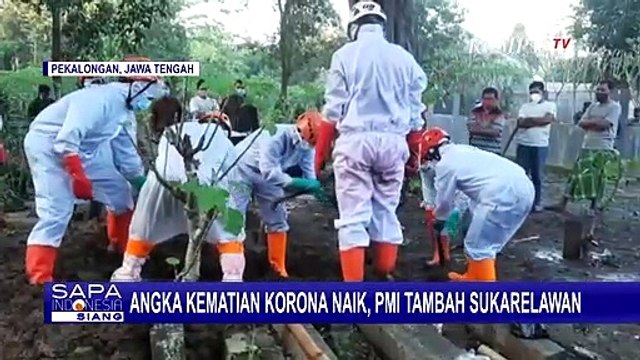 Angka Kematian Akibat Covid-19 Meningkat, PMI Tambah Jumlah Sukarelawan Pemakaman