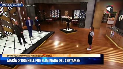 María O´Donnell fue eliminada del certamen