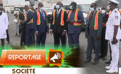 Visite du Ministre Sidi Touré au port autonome d'Abidjan