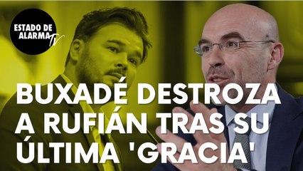 Jorge Buxadé destroza a Rufián por su última gracia en Twitter: “No sé lo que se había tomado…”