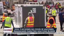 2.2-M doses ng Pfizer vaccine na dumating noong Hunyo 10, nasimulan nang ipamahagi; Palasyo, sinabing naabot na ng bansa ang pagtuturok ng 300-K doses kada araw