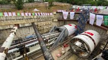 KOCAELİ - Gebze-Darıca Metrosunda tünel açma kazısı başladı