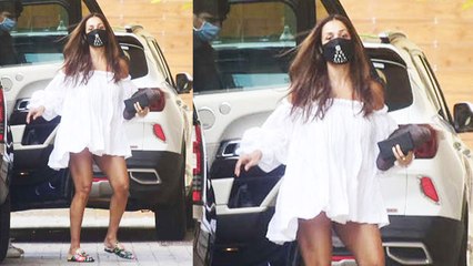 बेटे अरहान और Arjun Kapoor संग बहन के घर पहुंची Malaika Arora!!