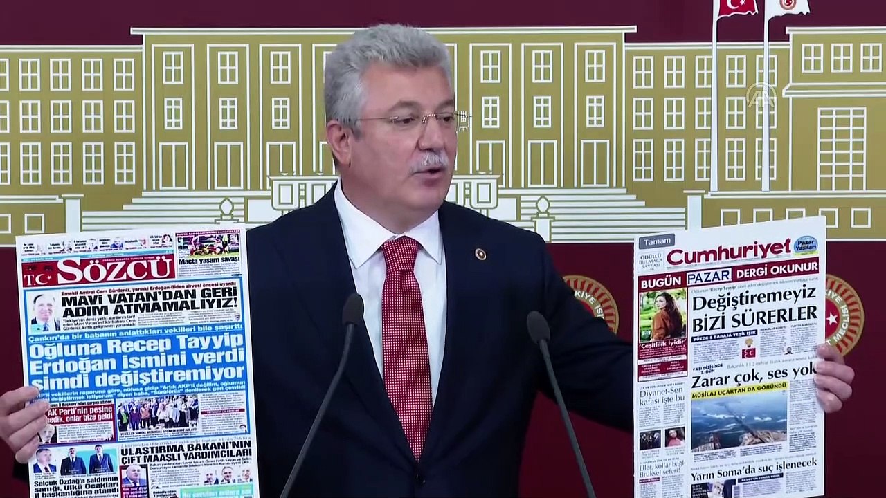 TBMM - AK Parti Grup Başkanvekili Akbaşoğlu, basın toplantısı düzenledi (2)