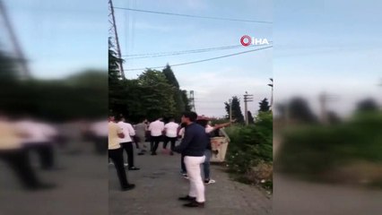 Savaşa gider gibi askere uğurladılar