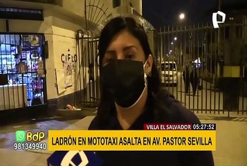 VES: delincuentes asaltan al paso en mototaxis sin placas ni distintivos