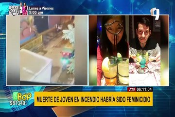 Incendio en Ate habría sido coartada para cubrir un feminicidio