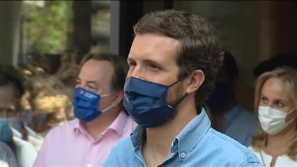 Casado matiza las palabras de Ayuso sobre el papel del rey en los indultos