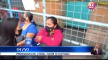 Esta es la situación que se vive en las afueras de la Penitenciaría de Guayaquil