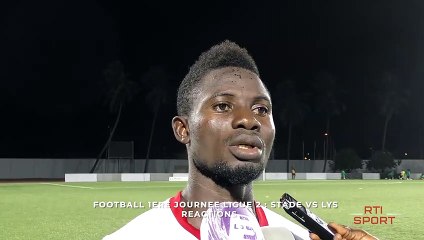 Football 1ère journée ligue 2: Stade vs Lys réactions de Alou Diarra