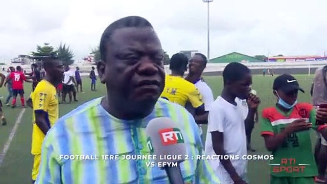 Football 1ère journée ligue 2: Réactions de Zaho bi Romeo COSMOS vs EFYM