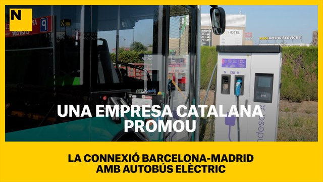 Una empresa catalana promou la connexió Barcelona-Madrid amb autobús elèctric