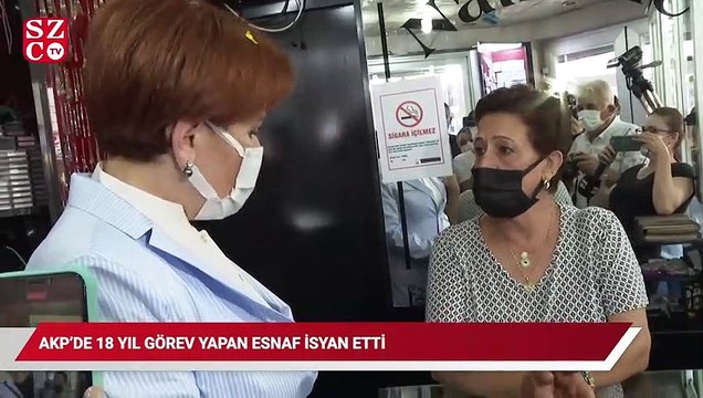 AKP’de 18 yıl görev yapan esnaf böyle isyan etti