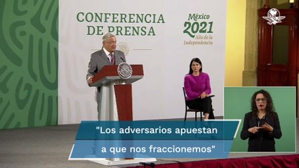 Adversarios quieren poner a pelear a Claudia con Marcelo, pero se van a quedar con las ganas: AMLO