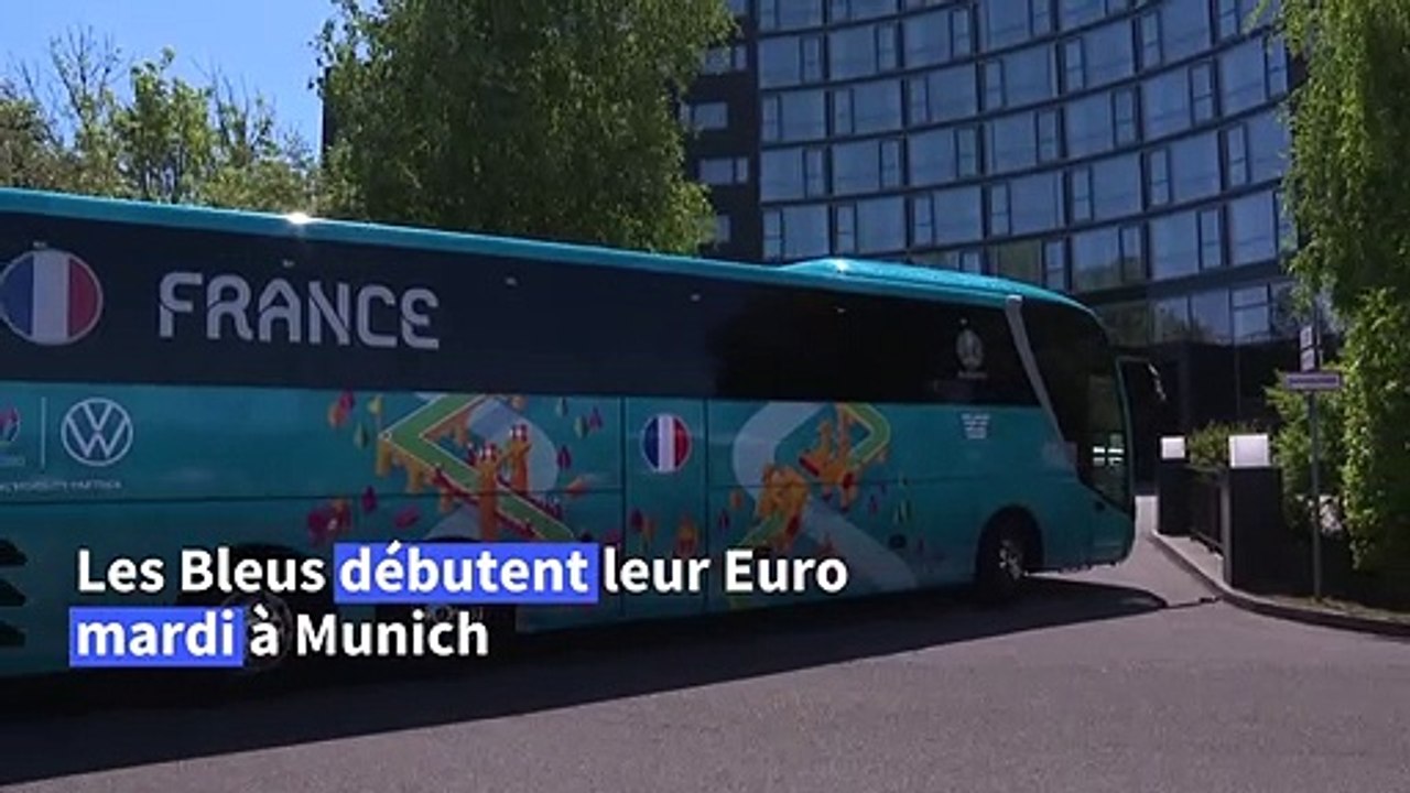 Euro-2020: les Bleus à Munich à la veille de leur match contre l'Allemagne