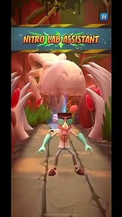 Nitro Lab Assistant Battle Run Gameplay - Crash Bandicoot: On The Run! (Dino Might Level Location)