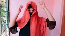 2 minute hijab __ instant _ ready hijab tutorial __ Mustarin Sultana❤️