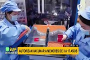 COVID-19: gobierno chino autoriza vacunación de menores de 3 a 17 años