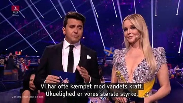 Davina Michelle - The Power Of Water | Interval Act - Semifinal 1 | Eurovision Song Contest 2021 | DR1 - Danmarks Radio