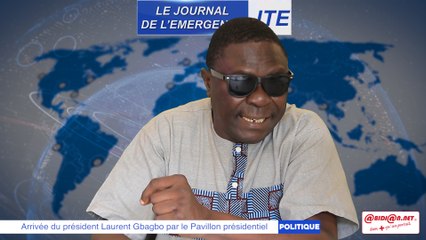 JTE/ Gbi justifie l'arrivée du président Laurent Gbagbo par le Pavillon présidentiel