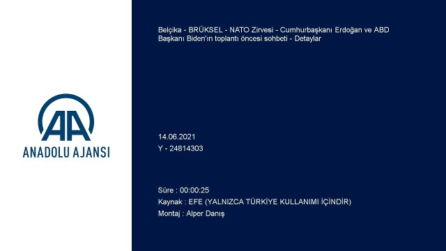 BRÜKSEL - NATO Zirvesi - Cumhurbaşkanı Erdoğan ve ABD Başkanı Biden'ın toplantı öncesi sohbeti - Detaylar