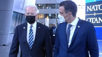 Sánchez dice que en 29 segundos ha hablado con Biden de Defensa, Latinoamérica y la «agenda progresista»