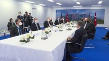 Son dakika haber! BRÜKSEL – Cumhurbaşkanı Erdoğan, ABD Başkanı Biden ile bir araya geldi - Heyetler arası görüşme