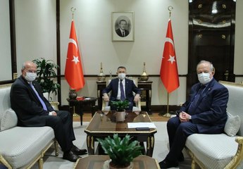 Son dakika haber | Cumhurbaşkanı Yardımcısı Oktay, ATO Başkanı Baran ile ASO Başkanı Özdebir'i kabul etti