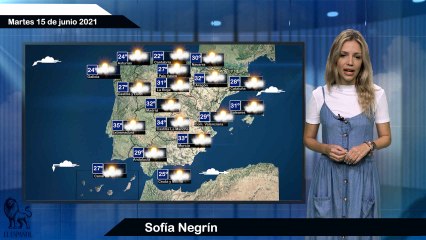 El tiempo en España para el martes 15 de junio.
