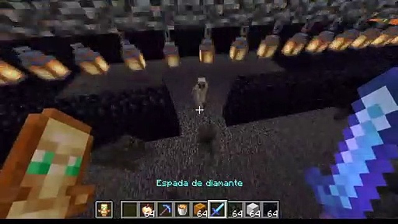 3 GOLEMS vs 35 ESQUELETOS WITHER | ¿Quien Gana? | Minecraft Clips