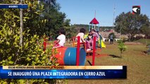 Se inauguró una plaza integradora en Cerro Azul