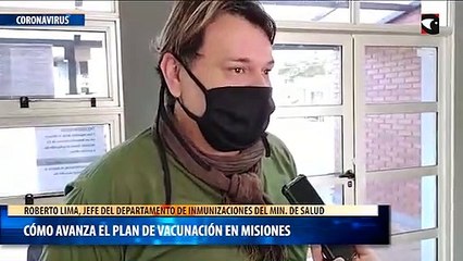 Cómo avanza el plan de vacunación en Misiones