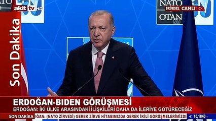 Biden'la görüşme sonrası Erdoğan'dan S-400 açıklaması
