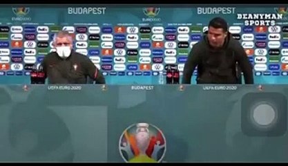 Ronaldo'dan şişeleri görür görmez böyle tepki gösterdi