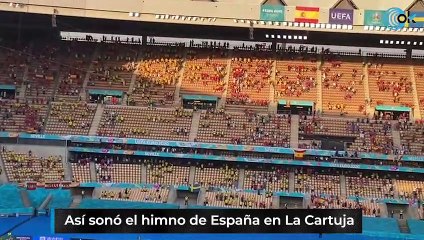 Así sonó el himno de España en La Cartuja