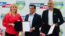 DENİZLİ - Merkezefendi Belediyesi Denizli Basket'te sponsorluk anlaşması